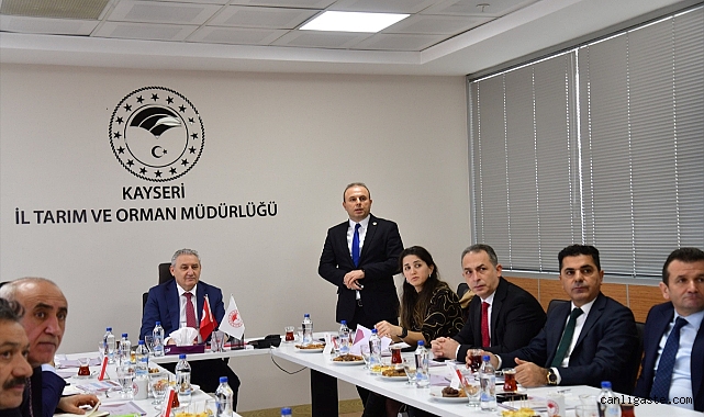Kayseri’de Tarımsal Üretim Planlama Toplantısı yapıldı... Kayseri’de Tarımsal Üretim Planlama Toplantısı yapıldı...