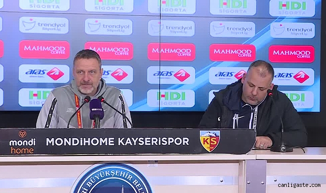Kayserispor-MKE Ankaragücü maçının ardından (Kayserispor Tarafı) Kayserispor-MKE Ankaragücü maçının ardından (Kayserispor Tarafı)