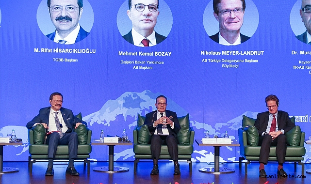 AB Türkiye Delegasyonu Başkanı’ndan Kayseri’de Gümrük Birliği ve vize açıklaması AB Türkiye Delegasyonu Başkanı’ndan Kayseri’de Gümrük Birliği ve vize açıklaması