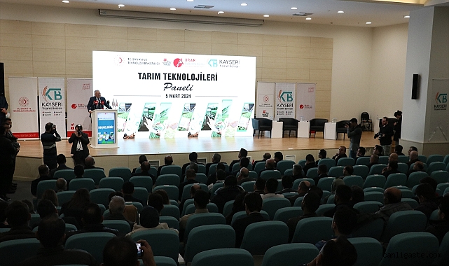 Kayseri’de Tarım Teknolojileri Paneli yapıldı Kayseri’de Tarım Teknolojileri Paneli yapıldı