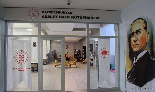 Kayseri’nin ’Adalet Kütüphanesi’ 4 bini aşkın üyeye ulaştı Kayseri’nin ’Adalet Kütüphanesi’ 4 bini aşkın üyeye ulaştı