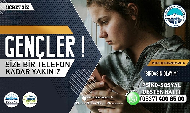 Kayseri’de uzman psikolog ile psikolojik destek hizmeti (Ücretsizdir) Kayseri’de uzman psikolog ile psikolojik destek hizmeti (Ücretsizdir)