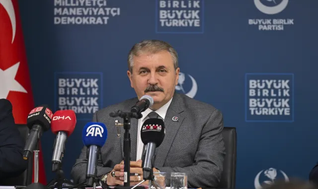 BBP Genel Başkanı Destici, MKYK toplantısı öncesi konuştu: BBP Genel Başkanı Destici, MKYK toplantısı öncesi konuştu: