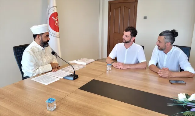 Ordu’ya gezmeye gelen Alman vatandaşı Priamo, Müslüman oldu Ordu’ya gezmeye gelen Alman vatandaşı Priamo, Müslüman oldu