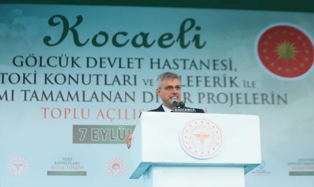 Sağlık Bakanı Memişoğlu, Kocaeli’de hastane açılış töreninde konuştu: Sağlık Bakanı Memişoğlu, Kocaeli’de hastane açılış töreninde konuştu: