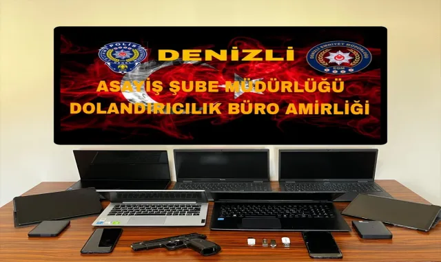 Denizli’de dolandırıcılık operasyonunda yakalanan 2 kişi tutuklandı Denizli’de dolandırıcılık operasyonunda yakalanan 2 kişi tutuklandı