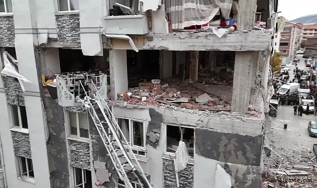 Çorum’da bir binada patlama meydana geldi Çorum’da bir binada patlama meydana geldi