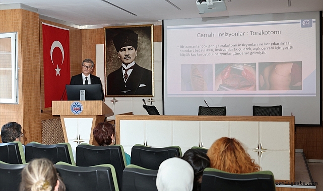 ERÜ Tıp Fakültesi’nde akciğer kanseri cerrahi tedavisindeki son gelişmeler ele alındı ERÜ Tıp Fakültesi’nde akciğer kanseri cerrahi tedavisindeki son gelişmeler ele alındı