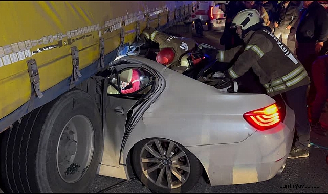İstanbul Esenyurt’ta tırın altına giren otomobilin sürücüsü yaralandı İstanbul Esenyurt’ta tırın altına giren otomobilin sürücüsü yaralandı