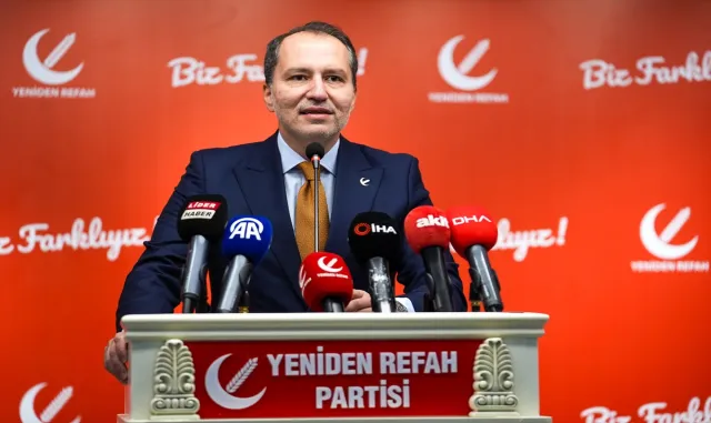 Yeniden Refah Partisi Genel Başkanı Erbakan, partisinin il başkanları toplantısında konuştu: Yeniden Refah Partisi Genel Başkanı Erbakan, partisinin il başkanları toplantısında konuştu: