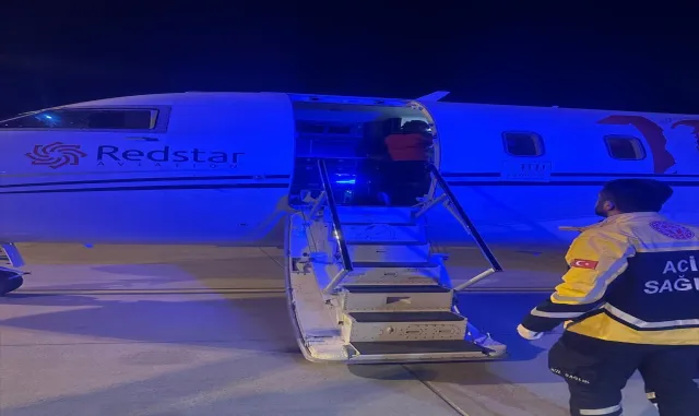 Mardin’de ambulans uçak 1 günlük bebek için havalandı Mardin’de ambulans uçak 1 günlük bebek için havalandı