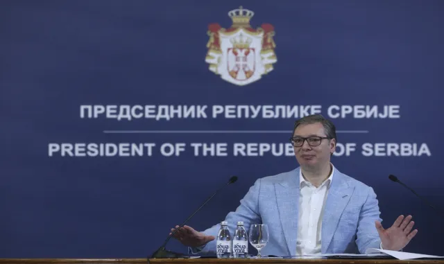 Sırp lider Vucic: "Sırbistan’ın (Kosova’daki) patlamayla bir ilgisi kesinlikle yoktur" Sırp lider Vucic: "Sırbistan’ın (Kosova’daki) patlamayla bir ilgisi kesinlikle yoktur"