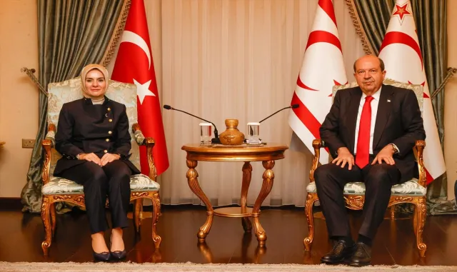 KKTC Cumhurbaşkanı Tatar, Aile ve Sosyal Hizmetler Bakanı Göktaş’ı kabul etti KKTC Cumhurbaşkanı Tatar, Aile ve Sosyal Hizmetler Bakanı Göktaş’ı kabul etti