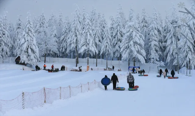 Karın tadını çıkarmak isteyenler Kartepe'yi tercih etti