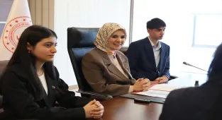 Aile ve Sosyal Hizmetler Bakanı Göktaş, Azerbaycan'dan gelen şehit çocuklarıyla buluştu