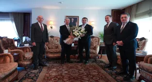 İBB Başkanı İmamoğlu, ABB Başkanı Yavaş'ı ziyaret etti