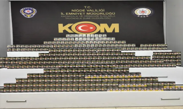 Niğde'de kaçakçılık operasyonunda 2 zanlı yakalandı
