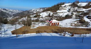 Rize'de heyelan nedeniyle 4 ev tedbir amaçlı boşaltıldı