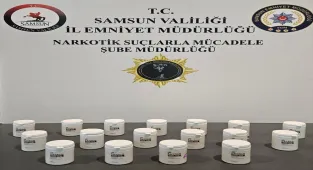 Samsun'da uyuşturucu operasyonunda 2 kişi yakalandı