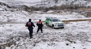 Yozgat'ta jandarma ekipleri yaban hayvanları için doğaya yem bıraktı