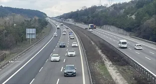 Anadolu Otoyolu'nun Bolu kesiminde tatil dönüşü yoğunluğu sürüyor