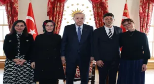 Cumhurbaşkanı Erdoğan'dan Minguzzi ailesini kabulüne ilişkin paylaşım