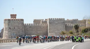 Mersin Uluslararası Bisiklet Turu'nda ilk etap tamamlandı