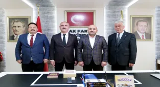 Mihalıççık Belediye Başkanı Çorum'dan AK Parti İl Başkanı Albayrak'a ziyaret