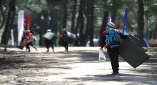 Milli bilinç kampına katılan izciler, kahraman 57. Alay'ın izinden yürüyecek