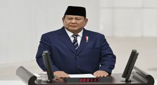 TBMM Başkanı Kurtulmuş, Endonezya Cumhurbaşkanı Subianto ile görüştü