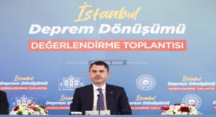 Bakan Kurum, Deprem Dönüşümü Değerlendirme Toplantısı'nda konuştu: