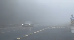 Bolu Dağı'nda sis etkili oldu