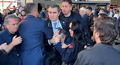 CHP Lideri Özel'e yumruklu saldırı!