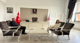 Gökçebey Kaymakamı Kahraman Şıktaş, Korgun Kaymakamını Gür’ü ziyaret etti