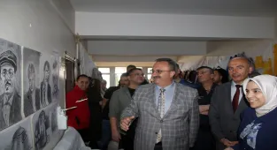 Hafik'te el sanatları sergisi açıldı 