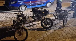 Kırşehir'de motosikletle çevreyi rahatsız eden 3 kişiye 83 bin 989 lira ceza yazıldı