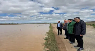 Kırşehir'de sağanak etkili oldu