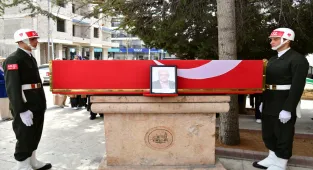 Kırşehir'de vefat eden Kıbrıs gazisi son yolculuğuna uğurlandı