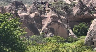 Nevşehir'de sıcak hava balonu zorunlu iniş yaptı