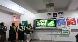 Sivas'ta öğrenciler Yeşilay hakkında bilgilendirildi