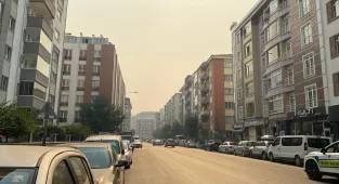 Bilecik'teki orman yangınının dumanı Eskişehir'e ulaştı