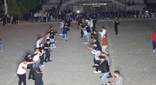 Çankırı'da gençler sinsin oyunuyla eğlendi