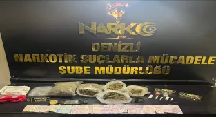 Denizli'de evinde uyuşturucuyla yakalanan zanlı tutuklandı