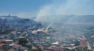 GÜNCELLEME 2 - Bursa'da arazide başlayıp ormana sıçrayan yangın tamamen kontrol altında