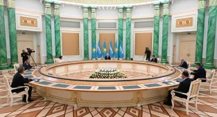 Kazakistan Cumhurbaşkanı Tokayev, TÜRKPA üyesi ülkelerin meclis başkanlarını kabul etti