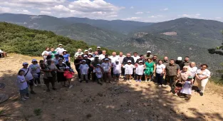 Kazdağları'nda Baba-Çocuk Doğa Kampı düzenlendi