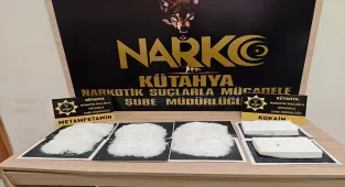 Kütahya'da uyuşturucu operasyonunda yakalanan 3 zanlı tutuklandı