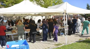 Nevşehir'de sağlık çalışanlarından Gazze'ye destek kermesi