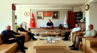 AK Parti Polatlı İlçe Başkanı Teke'den, Beypazarı İlçe Başkanı Etili'ye ziyaret