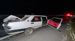 Aydın'da istinat duvarına, ardından bir araca çarpan otomobilin sürücüsü öldü